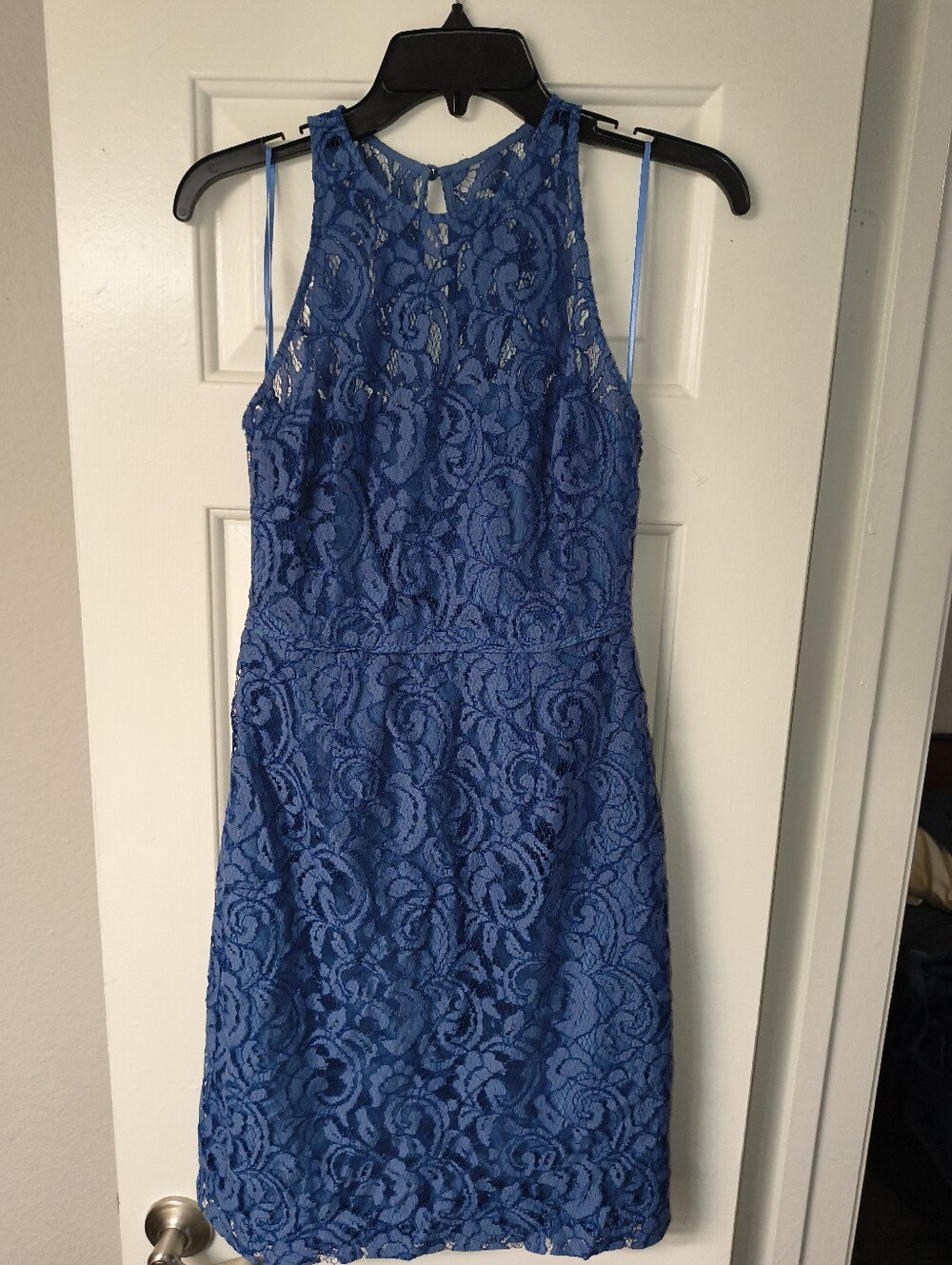 J.Crew Blue Lace Halter Dress – Size 0